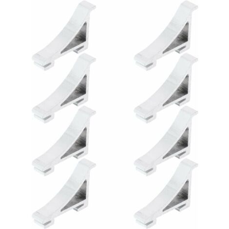 8 clips para estantes de refrigerador, soporte para refrigerador, congelador y enfriador, DEBUNS (1/5)