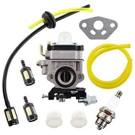 Kit de carburador para desbrozadora AL-KO Alko, modelos BC410, BC4535, BC4125, con manguera de combustible y filtro.,DEBUNS (1/5)