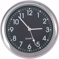 Reloj para coche, universal, adhesivo, luminoso, para salpicadero, de DEBUNS