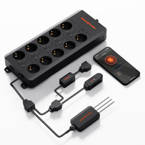 Spider Farmer Genius Grow System AC10 barres de prise de courant basées sur l'application Smart Strip