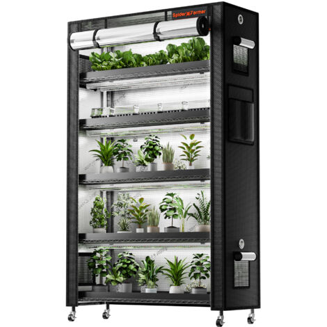 Spider Farmer plantstand230 con luce di crescita e tenda per piante da interno