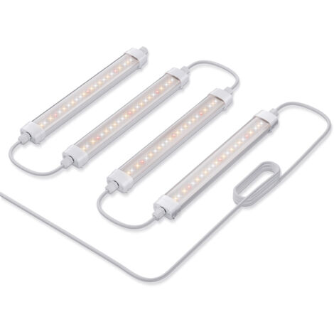 Spider Farmer Glow30 LED Grow Lampe, Vollspektrum Pflanzenlampe 34cm Satz von 4 Für Grow Zelt Zusätzliches Licht Pflanze Zimmerpflanzen, Gemüse, Blume