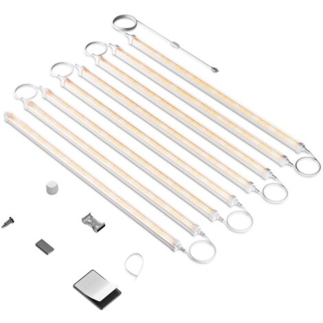 Spider Farmer Luz de cultivo LED GlowBar25D 25W de espectro completo, regulable y con enlace magnético para jardines interiores y plántulas