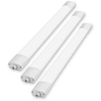 Oraymin Lot de 3 Réglette LED Étanche IP65 150cm - 45W Haute Performance 5000LM - Lumière Naturelle 4000K - Idéal pour Sous-sol, Cuisine et Entrepôt - Installation Facile et Économe en Énergie