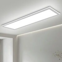 Oraymin – Dalle LED 24W 58x20cm Blanc Froid 6500K – Haute Luminosité 2400 Lumens – Design Ultra-Fin Pour Faux Plafonds