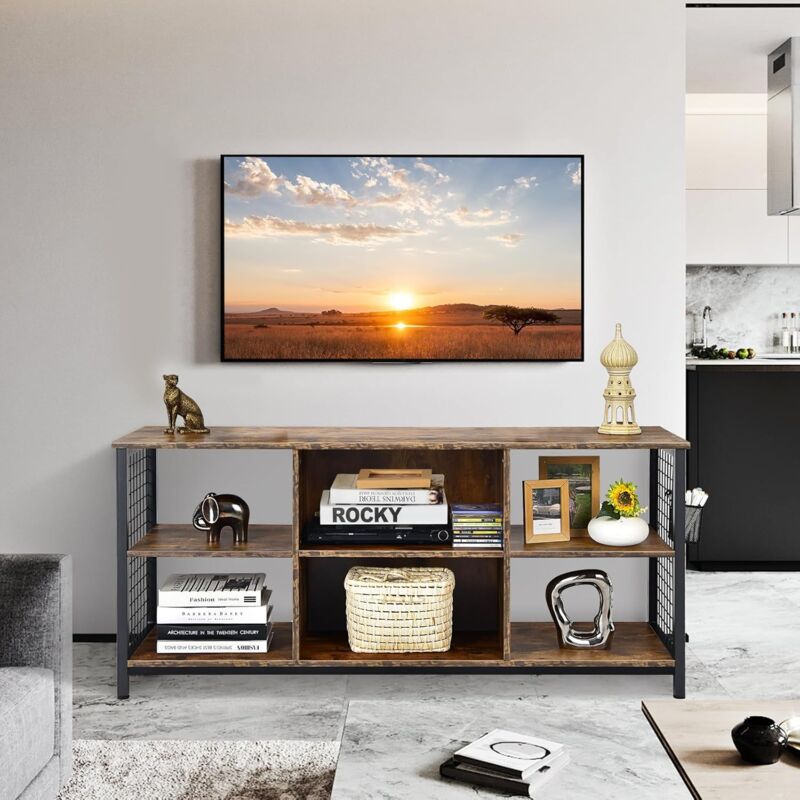 COSTWAY TV-Schrank mit RGB-LED (22 Farben), Schrank®al, weiß, 146x35x53cm COSTWAY TV-Schrank mit RGB-LED (22 Farben), Schrank®al, weiß, 146x35x53cm