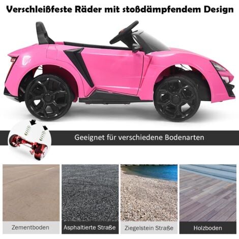 BMW Kinder Elektroauto mit Fernsteuerung & Scheinwerfern & Musik & Hupe  Elektrofahrzeug Grün - Costway