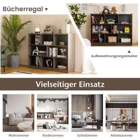 Bücherregal Standregal Aktenregal Küchenregal Aufbewahrungregal Mt 10