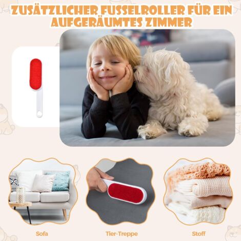 3-Stufige Hundetreppe 39x33x29cm - Rutschfeste Treppe Für Sofa & Bett