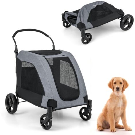 Hunde Buggy Kinderwagen Jogger auch für größere outlet Hunde bis 50 kg