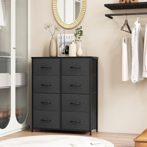 PortoAlegre Kommode Mit 10 Schubladen - Stoff Aufbewahrungsschrank Für Wohnzimmer & Schlafzimmer