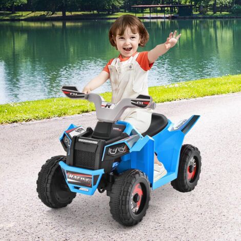 COSTWAY 6V Elektro Kinderquad 2,8-4,6 km/u, Mini Elektroquad, Kinderauto, Kindermotorfiets, Kinderquad, Elektroauto voor kinderen vanaf 3 jaar (Roze COSTWAY 6V Elektro Kinderquad 2,8-4,6 km/u, Mini Elektroquad, Kinderauto, Kindermotorfiets, Kinderquad, Elektroauto voor kinderen vanaf 3 jaar (Roze