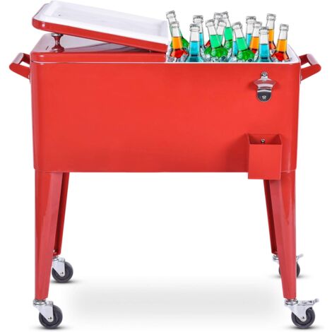Servierwagen, Küchenwagen Barwagen Teewagen Beistellwagen Rollwagen Massiv Holz Shabby Weiss