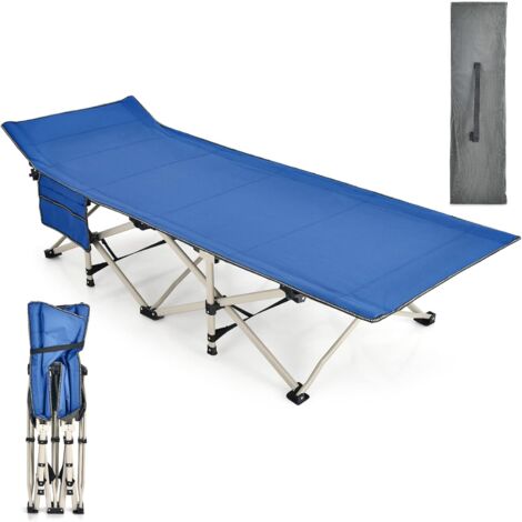 Lit Camping Pliant COSTWAY - Support 400kg, Pliage Rapide