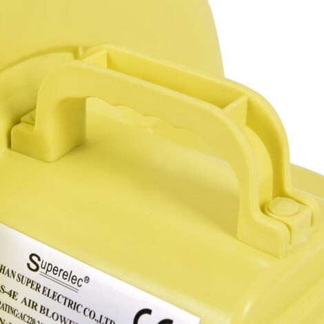 Gonfleur électrique 450W COSTWAY - Débit 850 M³/h - Cordon 3,7 M - Pour Châteaux Gonflables, Toboggans, Structures Gonflables - 9