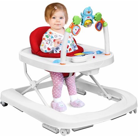 Lauflernhilfe Gehfrei Laufstuhl faltbar Babystuhl Justierbar in der Sitz-Tuch DE 