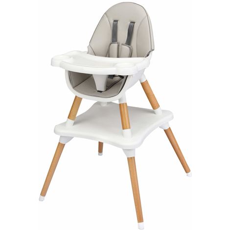 Babystuhl Kinderstuhl Zusammenklappbar Verstellbar mit abnehmbarem Essbrett 