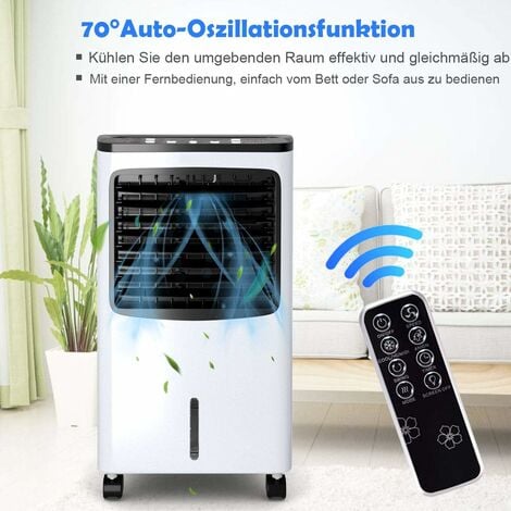 KioGo Mini Klimaanlage - 3in1 Mit Luftbefeuchte, 6L Tank