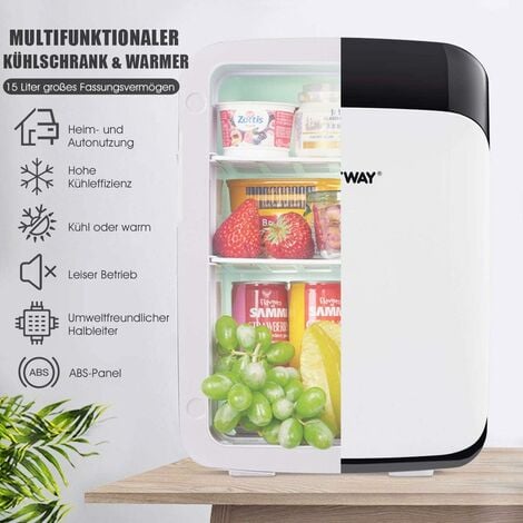Puluomis Mini Kühlschrank 10L, 2 in 1 Warm