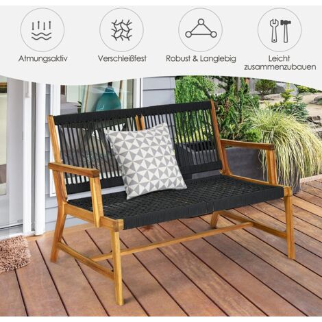 DKLE Sitzkissen für Outdoor-Bank, Gartenschaukel Sitzkissen mit