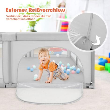 MalPlay Laufstall 120x120cm - Sicherer Spielplatz Für Babys Ab 0 Jahren