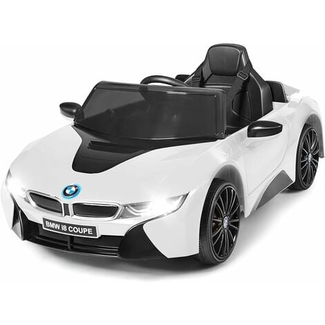 COSTWAY 12V BMW Kinderauto mit 2,4G-Fernbedienung, 3 Gang Elektroauto  3-5km/h mit MP3