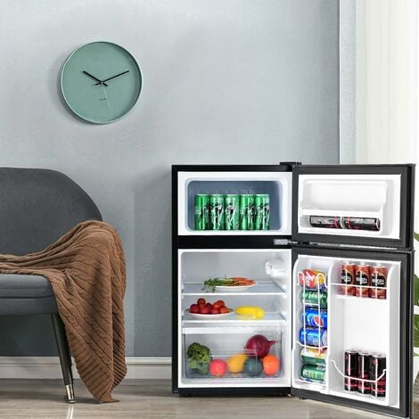 Kaufe Kleiner Kühlschrank mit Gefrierfach, Kühler und Wärmer, Mini- Kühlschrank mit Gefrierfach, USB-Kühlschrank, USB-Kühlschrank oder Büro für  Zuhause