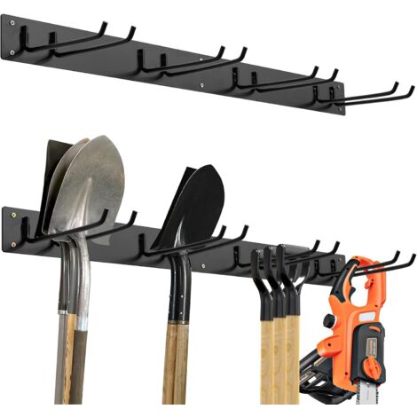 Besenhalter Aus Edelstahl – 5 Stück Set Für Die Wand | Hält Bis 2,5 Kg, Wasserfest & Rutschfest