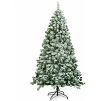 180cm Künstlicher Weihnachtsbaum Tannenbaum Christbaum mit Schnee 928 Spitzen 