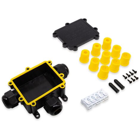 Verbindungsbox T 3-fach 5-polig IP68 wasserdicht 24A 450V