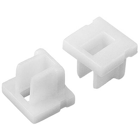 1 Paar Endkappen für Aufbau U-Profil 8 x 7,8mm (4280)