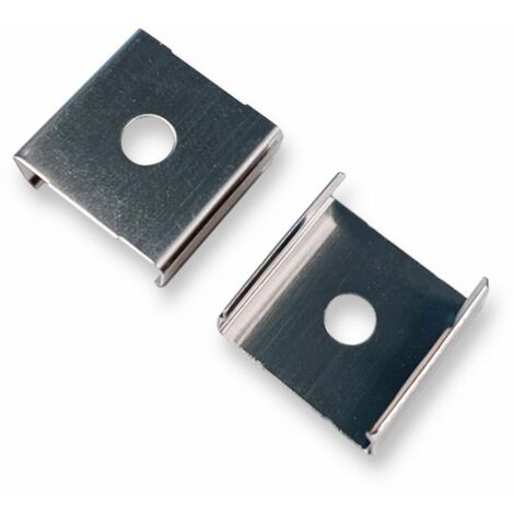 1 Paar Montageclips Halter für Aufbau U-Profil  14 x 7mm (4283, 4598)