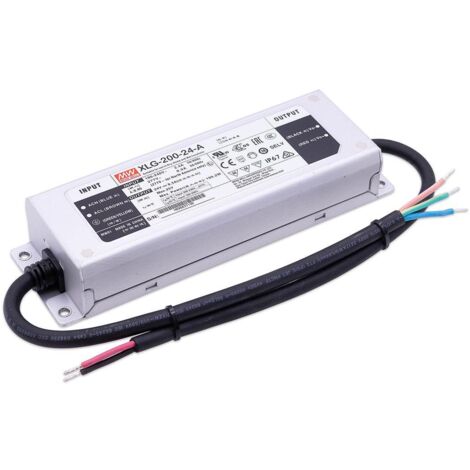 Mean Well XLG-200-24 LED Netzteil 199.2W 24V 8.3A IP67 Schaltnetzteil CV