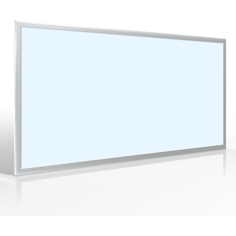 LED Panel 120x60cm 60W Rahmen silber - Lichtfarbe: Kaltweiß 5500K
