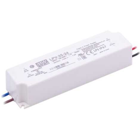 Mean Well LPV-35-24 Netzteil 36W 24V 1.5A IP67 Schaltnetzteil CV
