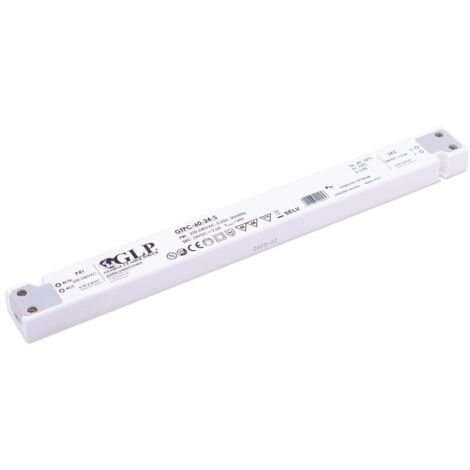 GLP GTPC-60-24-S LED Netzteil extrem flach für Möbeleinbau 60W 24V 2.5A IP20 Schaltnetzteil CV