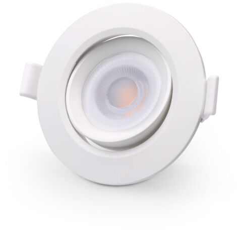 LED Einbaustrahler 6.5W Ø85mm 40° dimmbar - Lichtfarbe: Warmweiß 3000K