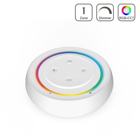 MiBoxer RGB+CCT Wandschalter / Fernbedienung Dimmen Farbsteuerung Schalten S2 - Farbe: weiß (1/4)