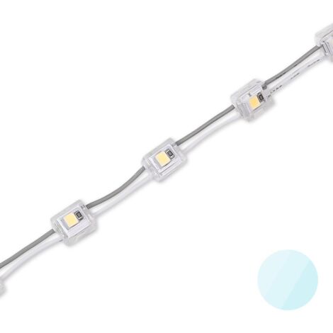 LED Modul SMD 2835 Selbstklebend Transparent 0,2W DC12V CRI:70 120° IP67 - Lichtfarbe: Kaltweiß 6500K