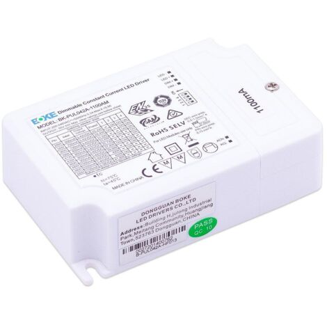LED Treiber 42W 3-42V 0.6-1.1A IP20 dimmbar 1-10V, BOKE BK-PUL042A-1100AM Konstantstrom CC (1/5)