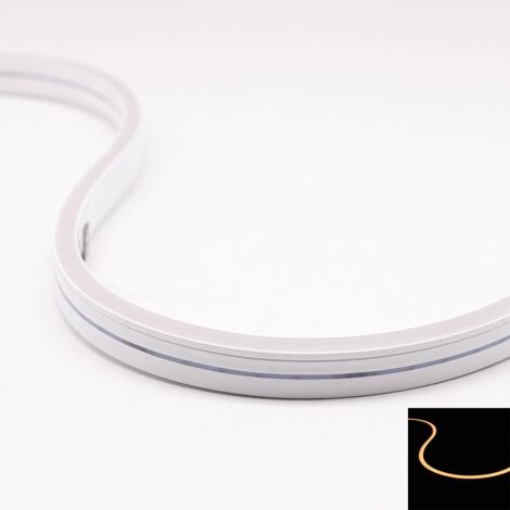 Neon Mini 24V LED Streifen 5M 12W/m 120LED/m 6mm - Lichtfarbe: Warmweiß 3000K - Schutzart: IP66 (1/5)