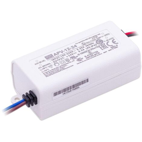 Mean Well APV-12-24 LED Netzteil 12W 24V 0.5A IP42 Schaltnetzteil CV