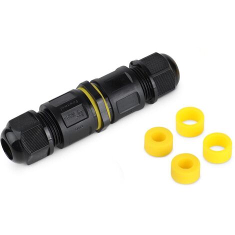 Kabelverbinder 2-fach 3-polig Easy Kabel 0.5-2.5mm² IP68 wasserdicht 16A 450V