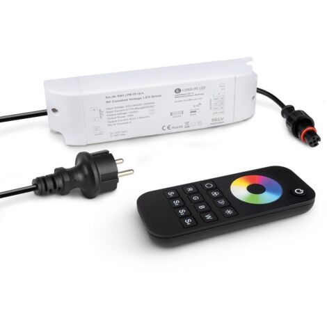 RGBW LED Netzteil BTOS 12V 75W 5-Polig mit SETLINK-Stecksystem inkl. Fernbedienung