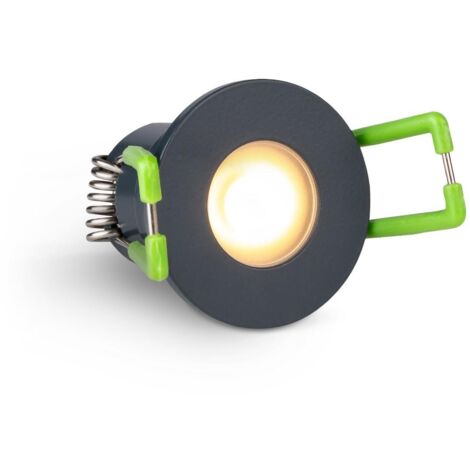 Einbaustrahler Mini Livorno 3W IP65 durchverbindbar - Lichtfarbe: Warmweiß 2700K - Farbe: anthrazit RAL 7016