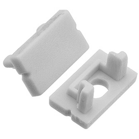 1 Paar Endkappen für Aufbau U-Profil  14 x 7mm (4283, 4598)