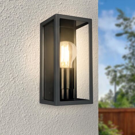 Außen Wandlampe Vintage 1 flammig, Anthrazit, E27 Fassung, IP44 (1/5)