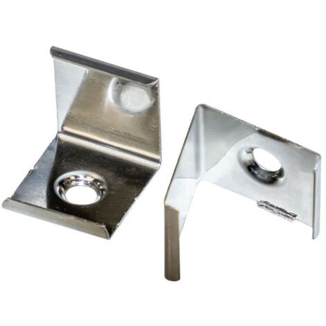 1 Paar Montageclips Halter für LED Eck-Profil 15x15mm (1693,4593)