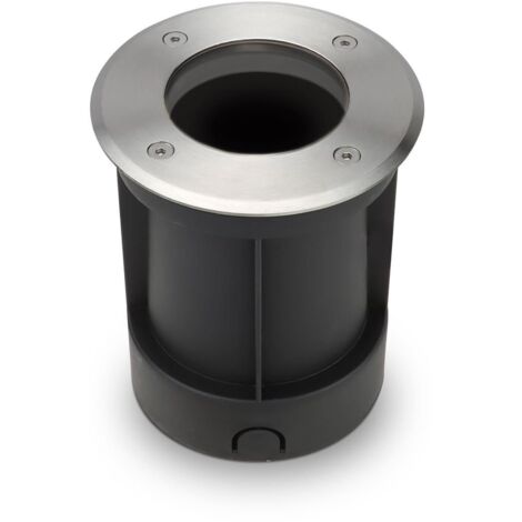 LED Bodeneinbaustrahler rund Edelstahl 230V IP67 - Leuchtmittel: Ohne - Anzahl: 1x (1/5)