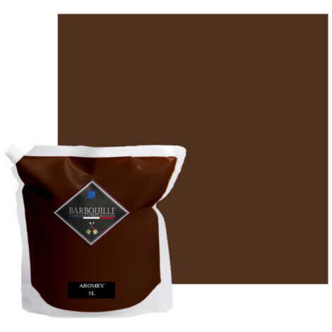 Peinture acrylique mat murs et plafonds 5L Marron Chocolat Abomey